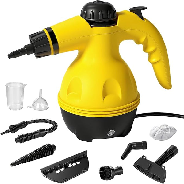Hand Held Steam Cleaner – High Pressure 1000W | Chemical-Free Deep Cleaning for Home, Kitchen, Car & Upholstery